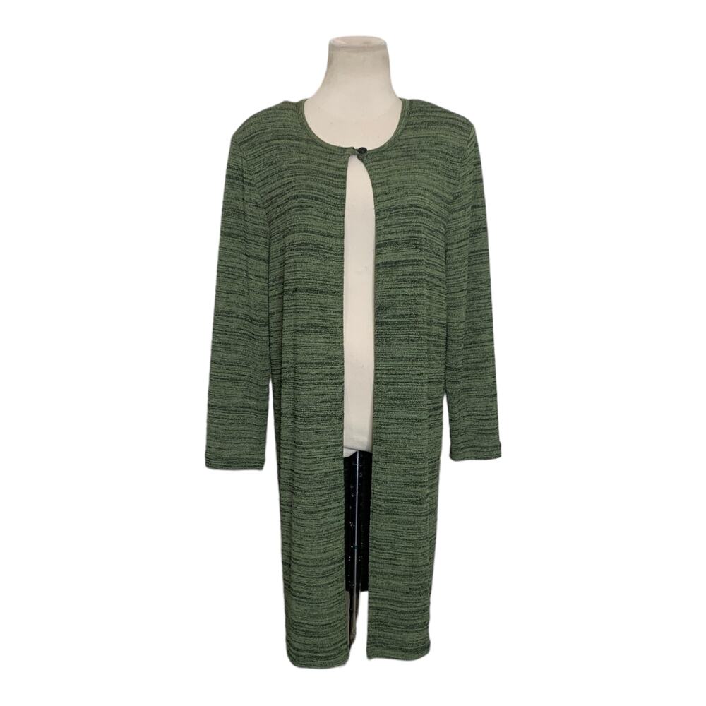 Los Angeles green long sleeves long cardigan size 14